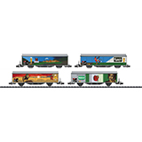 MiniTrix 15610 Type Hbilsvy Sliding Wall Boxcar Set