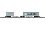 Trix 24801 Type Sggrss 80 Double Container Transport Car