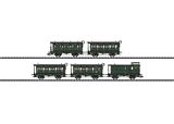 Trix 24884 5 different Royal Bavarian State Railways KBayStsB cars