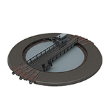 Trix 66861 C Track Turntable