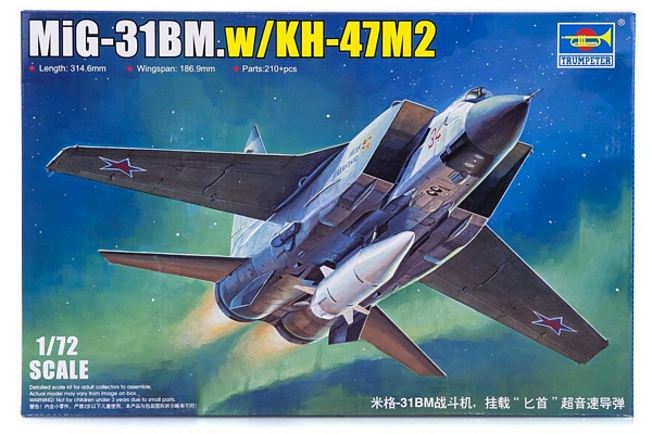 Trumpeter 01697 MiG 31BM w KH 47M2