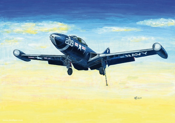 Trumpeter 02832 US Navy F9F-2 Panther