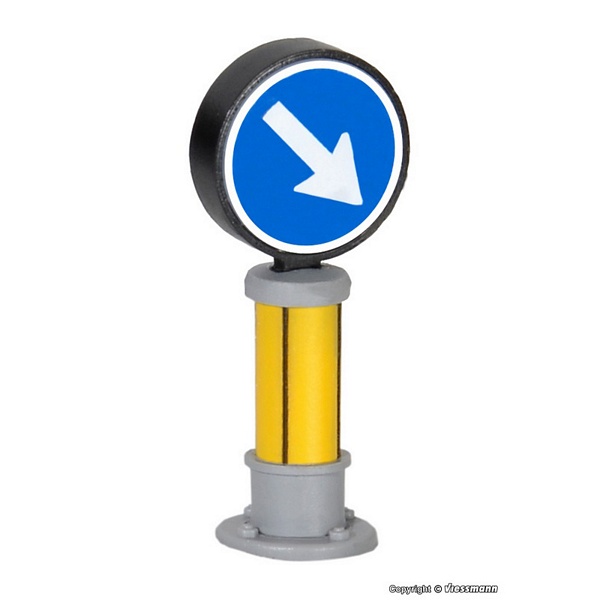 Viessmann 5085 Traffic Sign 222 with LED