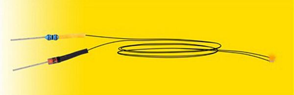 Viessmann 3561 LED Yellow With Soldered Cable 5 pieces