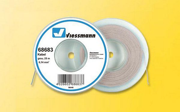 Viessmann 68683 Grey Wire 0 14 mm Diameter