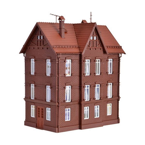 Vollmer 43806 Railroad Man House with Roofridge