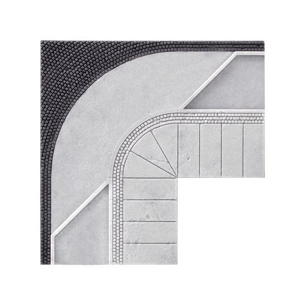 Vollmer 48253 Pavement with 90 Deg Angle