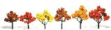 Woodland Scenics 1541 Trees Deciduous Fall Mix Pack of 6